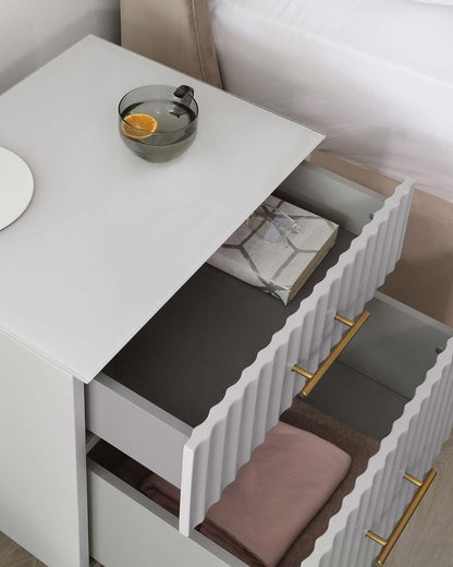 Albury 2 Drawer Bedside Table