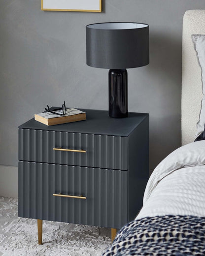 Albury 2 Drawer Bedside Table