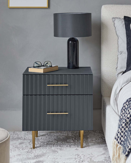 Albury 2 Drawer Bedside Table