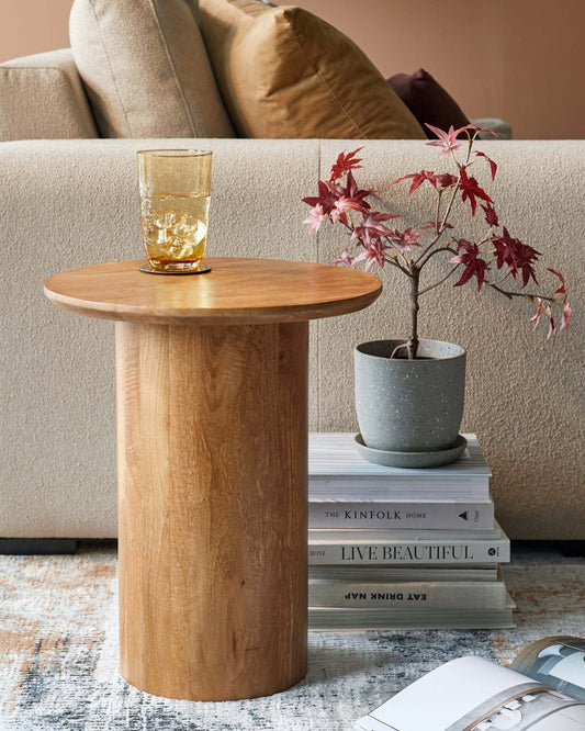 Cara Wood Side Table
