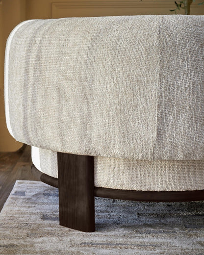 Florence Natural Fabric Armchair