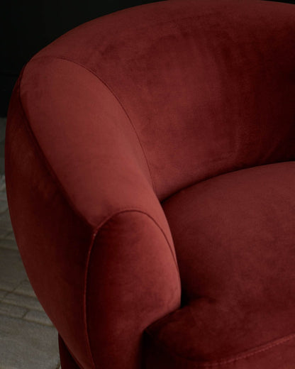 Callan Velvet Swivel Accent Chair