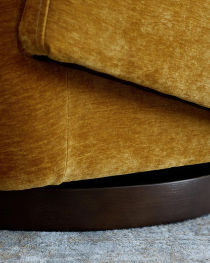 Natalia Chenille Swivel Accent Chair