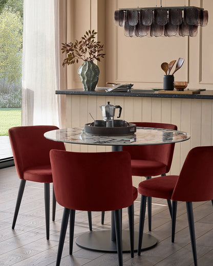 Trinny Velvet Dining Chair - 2 Set