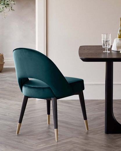 Clover Velvet Dining Chair - 2 Set