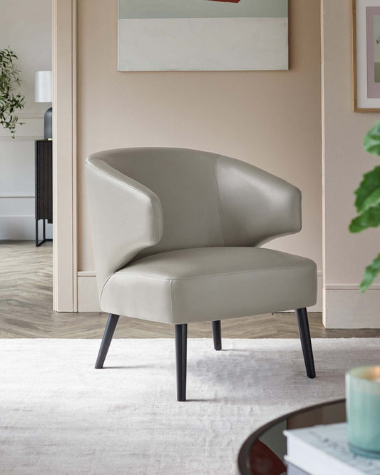 Landon Leather Accent Chair