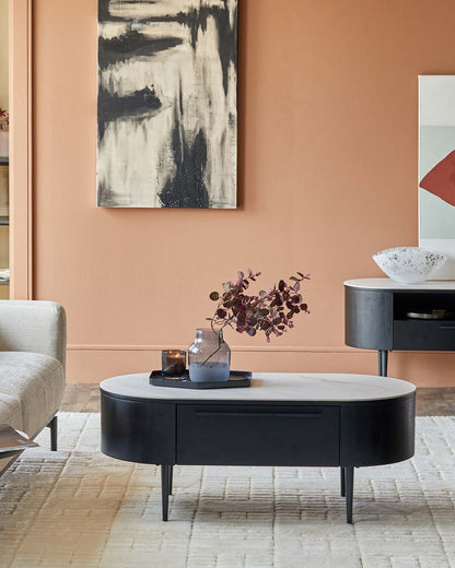 Manhattan Marbled Ceramic Coffee Table