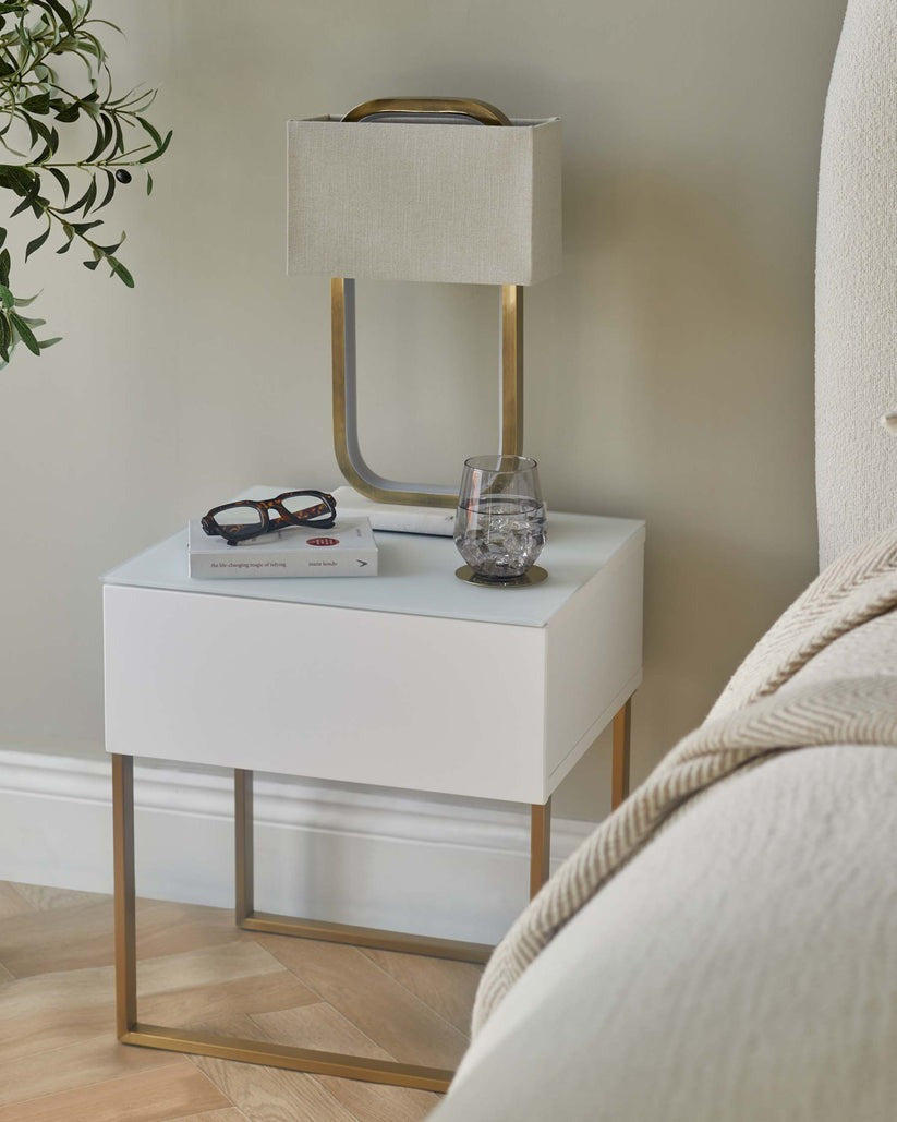 Benton Single Drawer Bedside Table