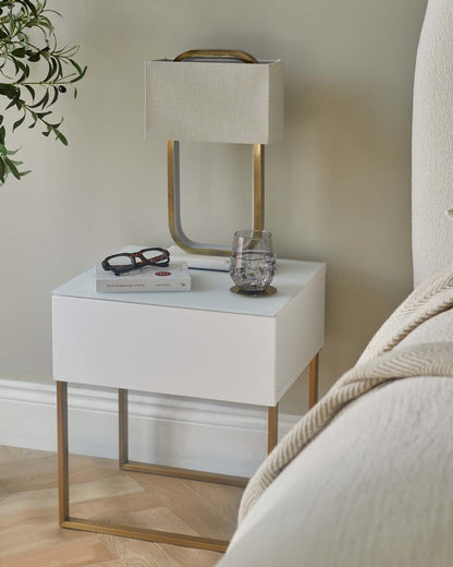 Benton Single Drawer Bedside Table