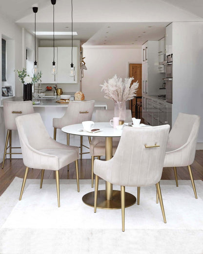 Juliana Velvet Dining Chair - 2 Set
