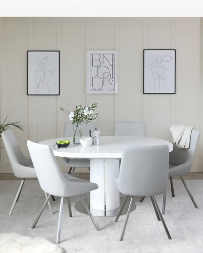 Theo Faux Leather Dining Chair