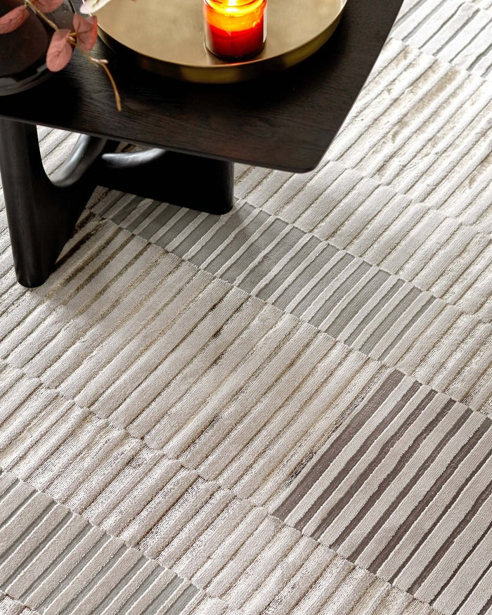 Bijou Mixed Metallics Textured Medium Rug
