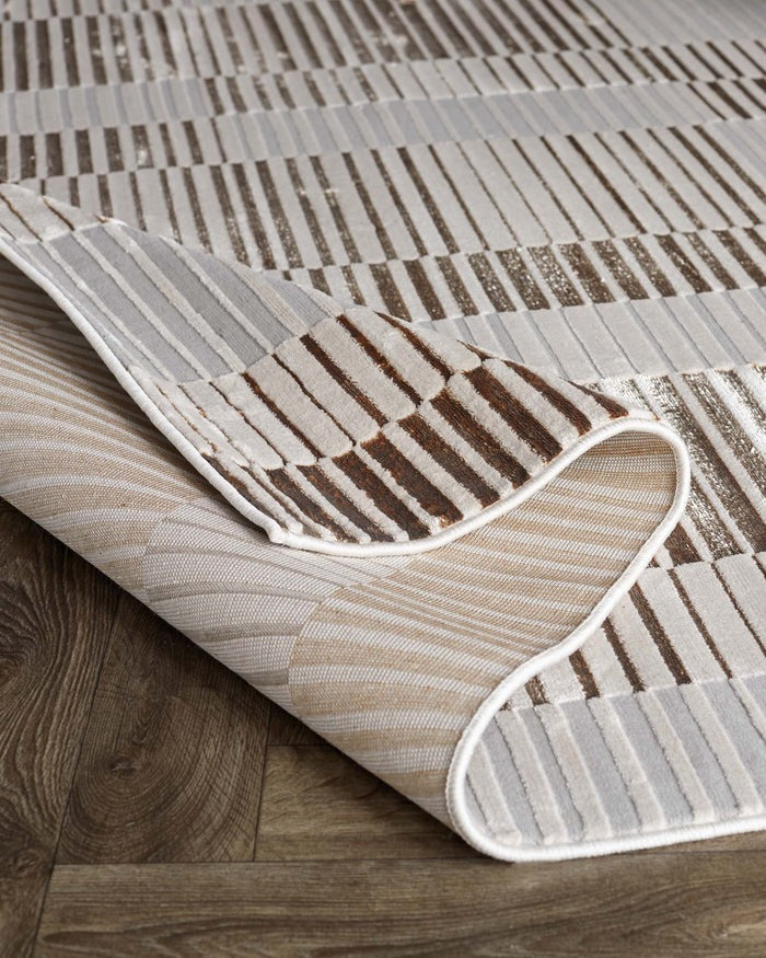 Bijou Mixed Metallics Textured Medium Rug