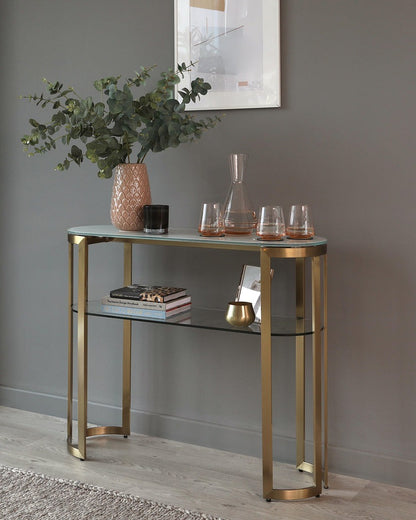 Isla White Console Table