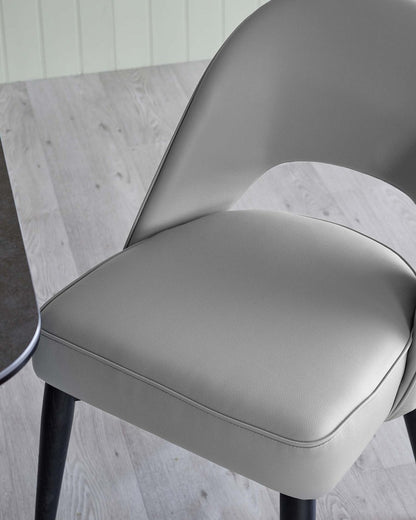 Clover Faux Leather Dining Chair - 2 Set