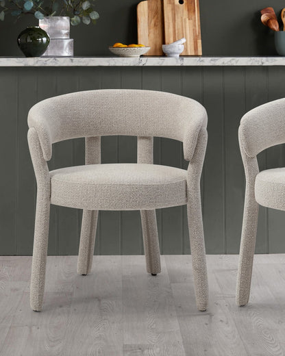 Anya Natural Fabric Dining Chair