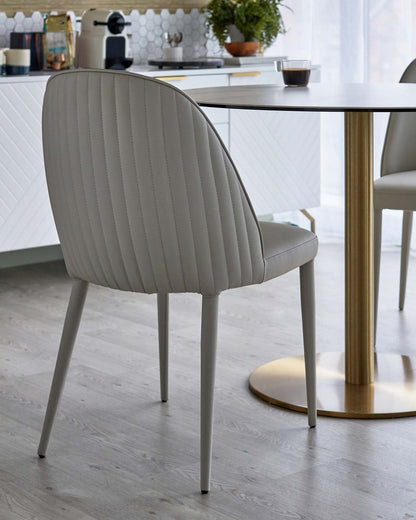 Saylor Faux Leather Dining Chair - 2 Set