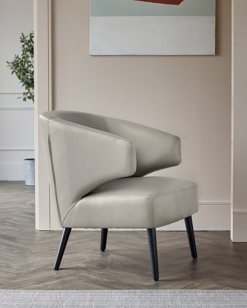Landon Leather Accent Chair