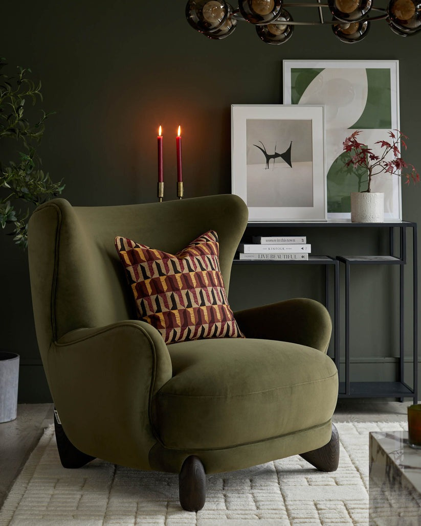 Harlan Velvet Accent Chair