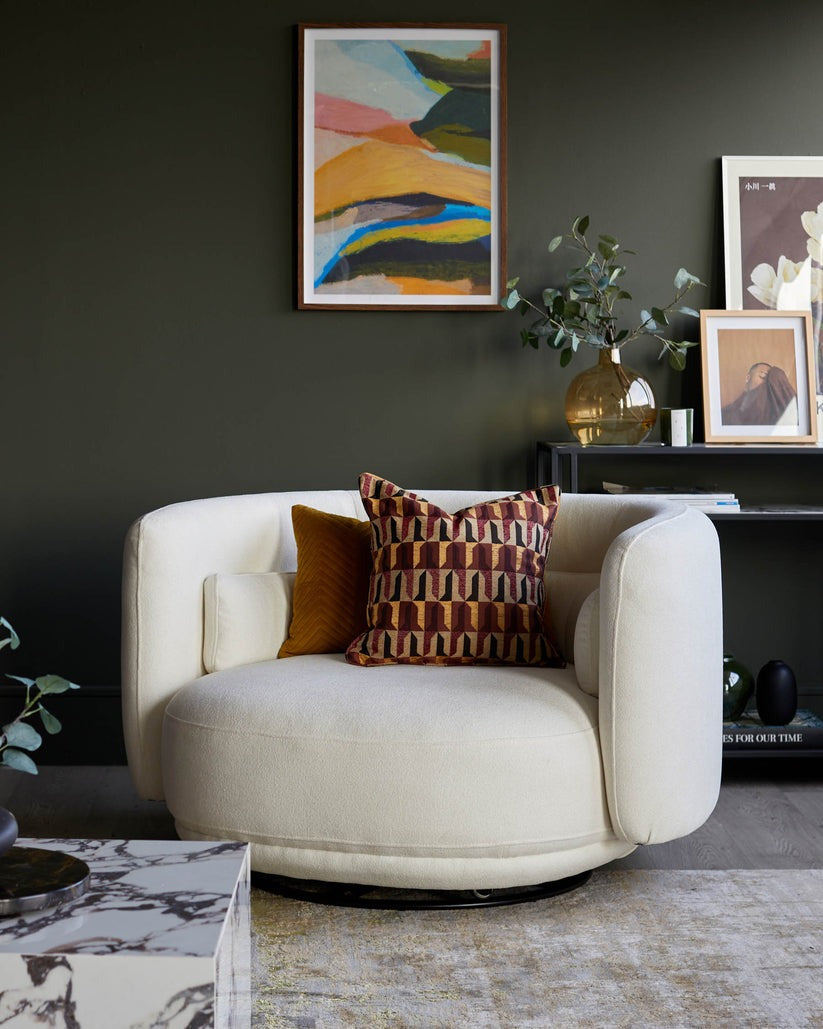 Henry Swivel Love Seat