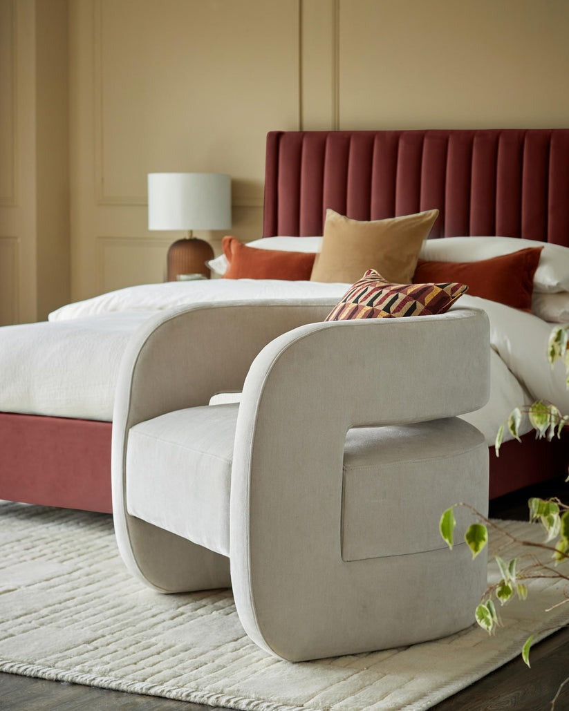 Silas Fabric Accent Chair