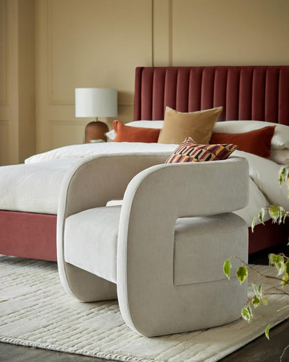 Silas Fabric Accent Chair