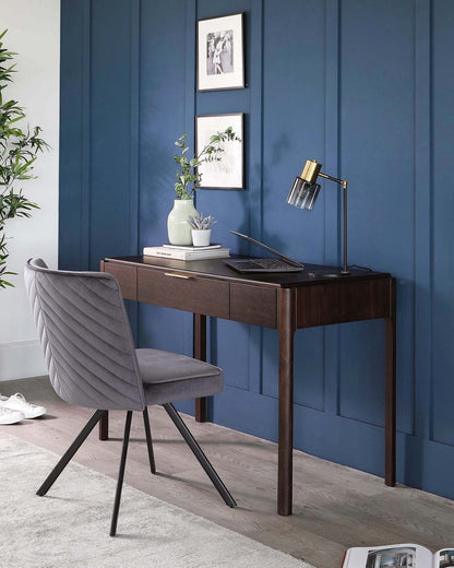 Serena Velvet Swivel Chair