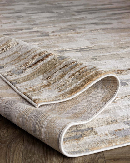 Rowan Mixed Metallics Textured Large Rug