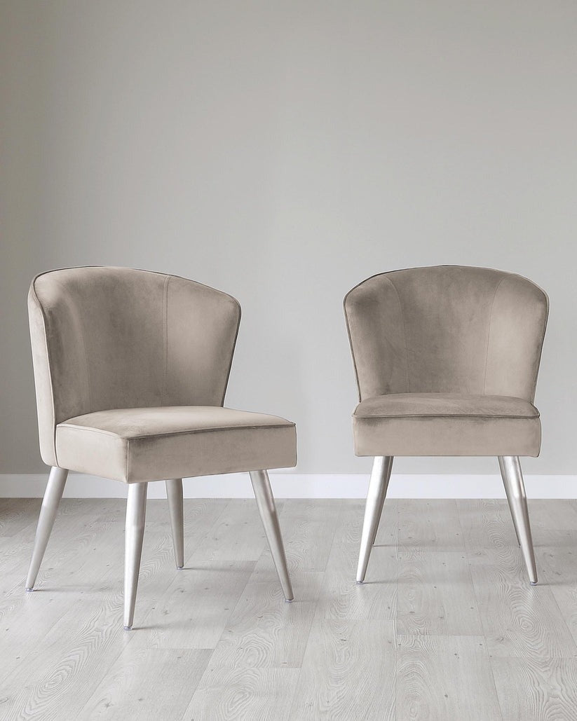 Mellow Velvet Dining Chair - 2 Set