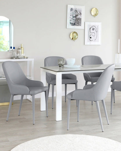 Kyro Faux Leather Dining Chair