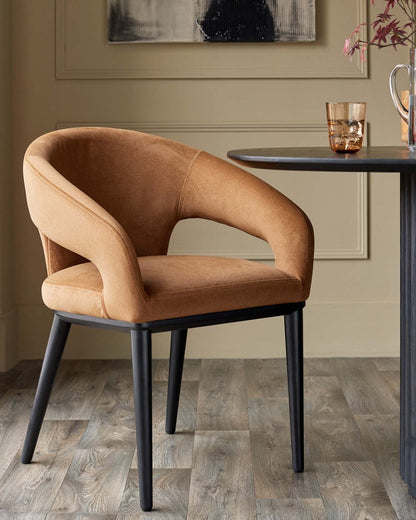Heath Dual Tone Fabric Dining Chair - 2 Set