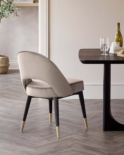 Clover Velvet Dining Chair - 2 Set