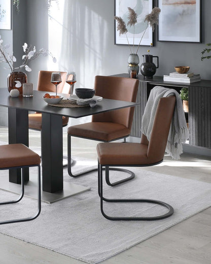 Form Faux Leather Dining Chair - 2 Set