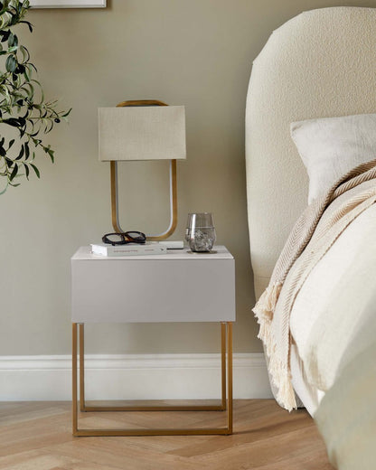 Benton Single Drawer Bedside Table