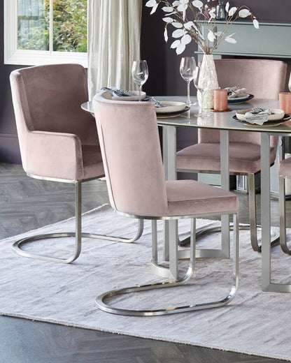 Form Velvet Dining Chair - 2 Set