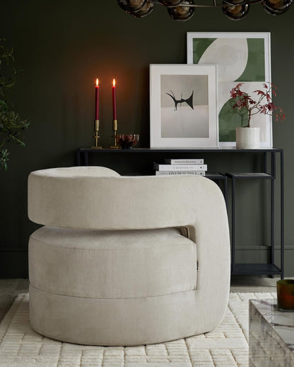 Silas Fabric Accent Chair