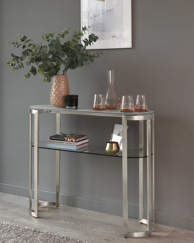Isla White Console Table