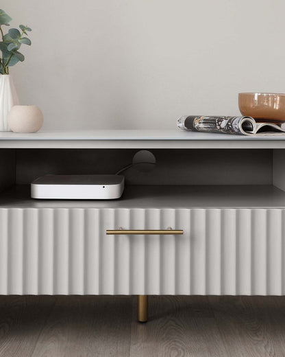Albury Light Grey TV Unit