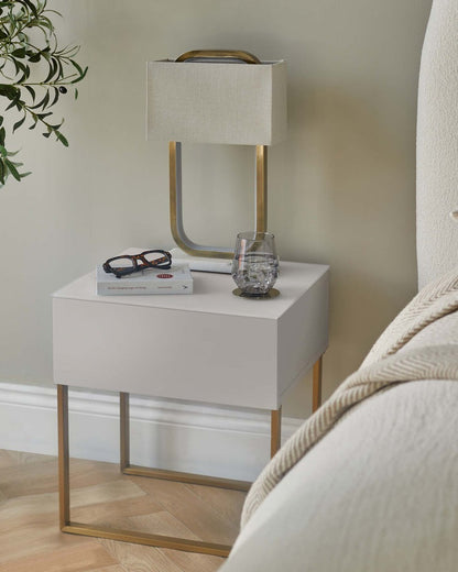 Benton Single Drawer Bedside Table