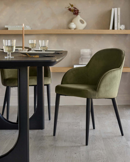 Lani Velvet Dining Chair - 2 Set