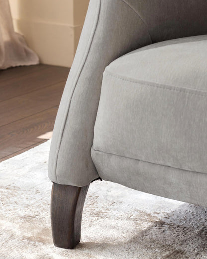 Luxe Modern Fabric Armchair