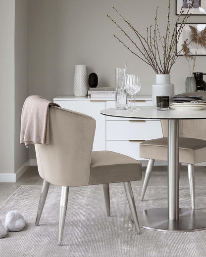 Mellow Velvet Dining Chair - 2 Set