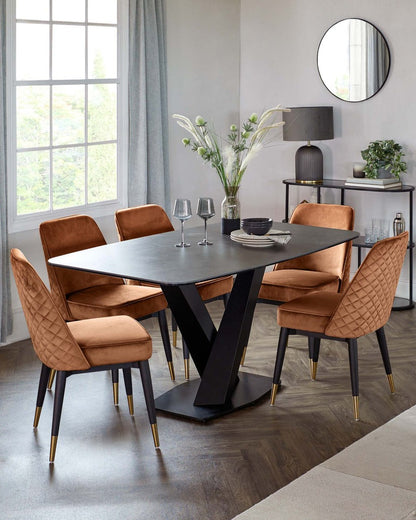 Mae Velvet Dining Chair - 2 Set
