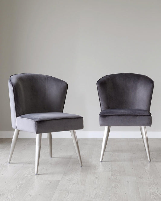 Mellow Velvet Dining Chair - 2 Set