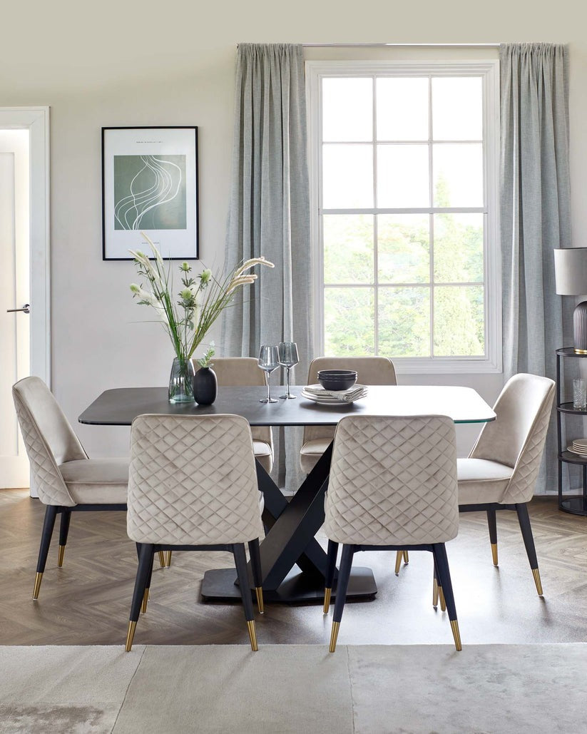 Mae Velvet Dining Chair - 2 Set