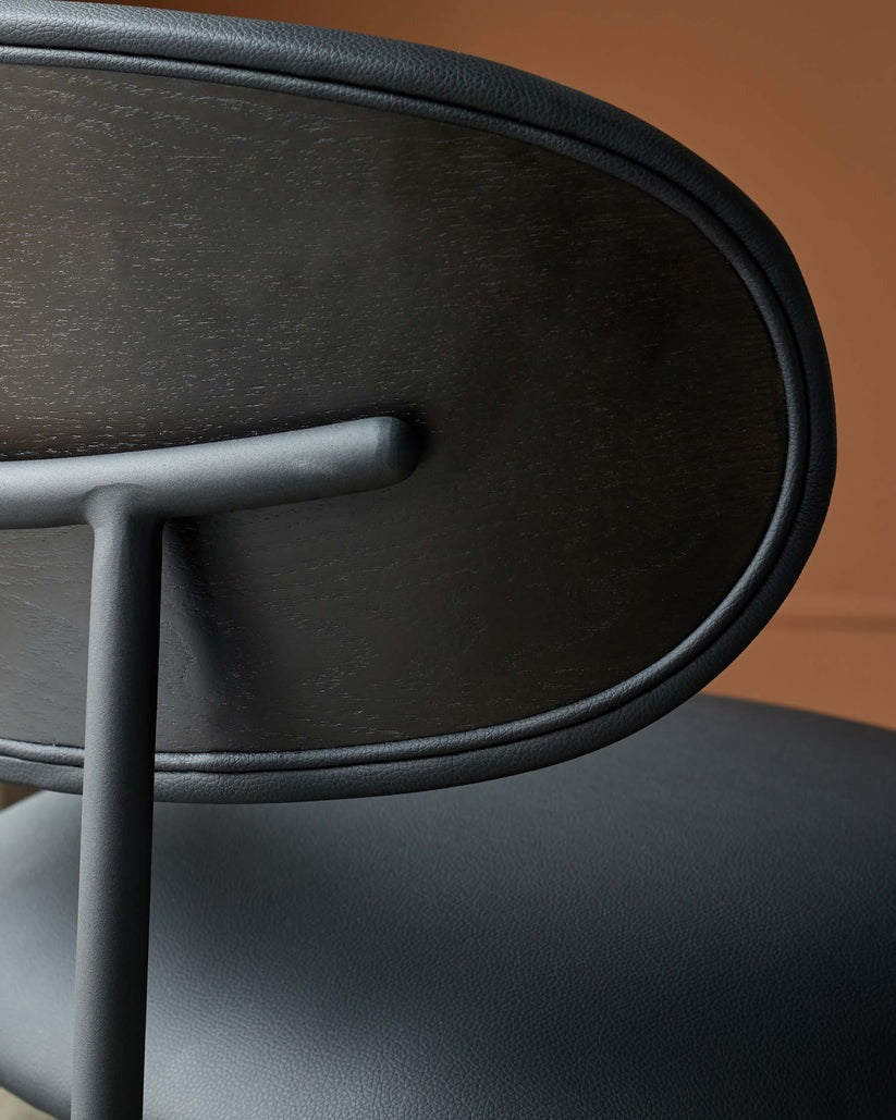 Cree Black Faux Leather Dining Chair - 2 Set