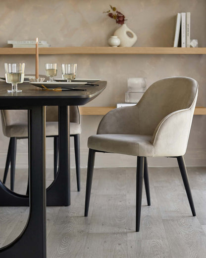Lani Velvet Dining Chair - 2 Set