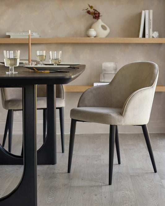 Lani Velvet Dining Chair - 2 Set
