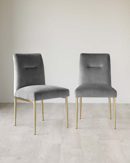 Keira Velvet Dining Chair - 2 Set