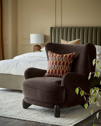 Harlan Velvet Accent Chair